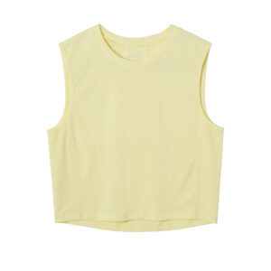 Fingerscrossed Road Crop Top Women Ärmelloses Fahrradtrikot Frauen M butter yellow