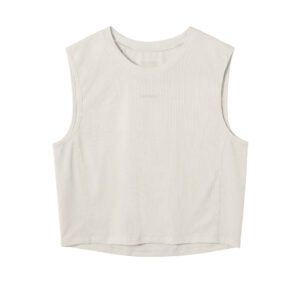 Fingerscrossed Road Crop Top Women Ärmelloses Fahrradtrikot Frauen XS antique cream