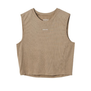 Fingerscrossed Road Crop Top Women Ärmelloses Fahrradtrikot Frauen XS sand