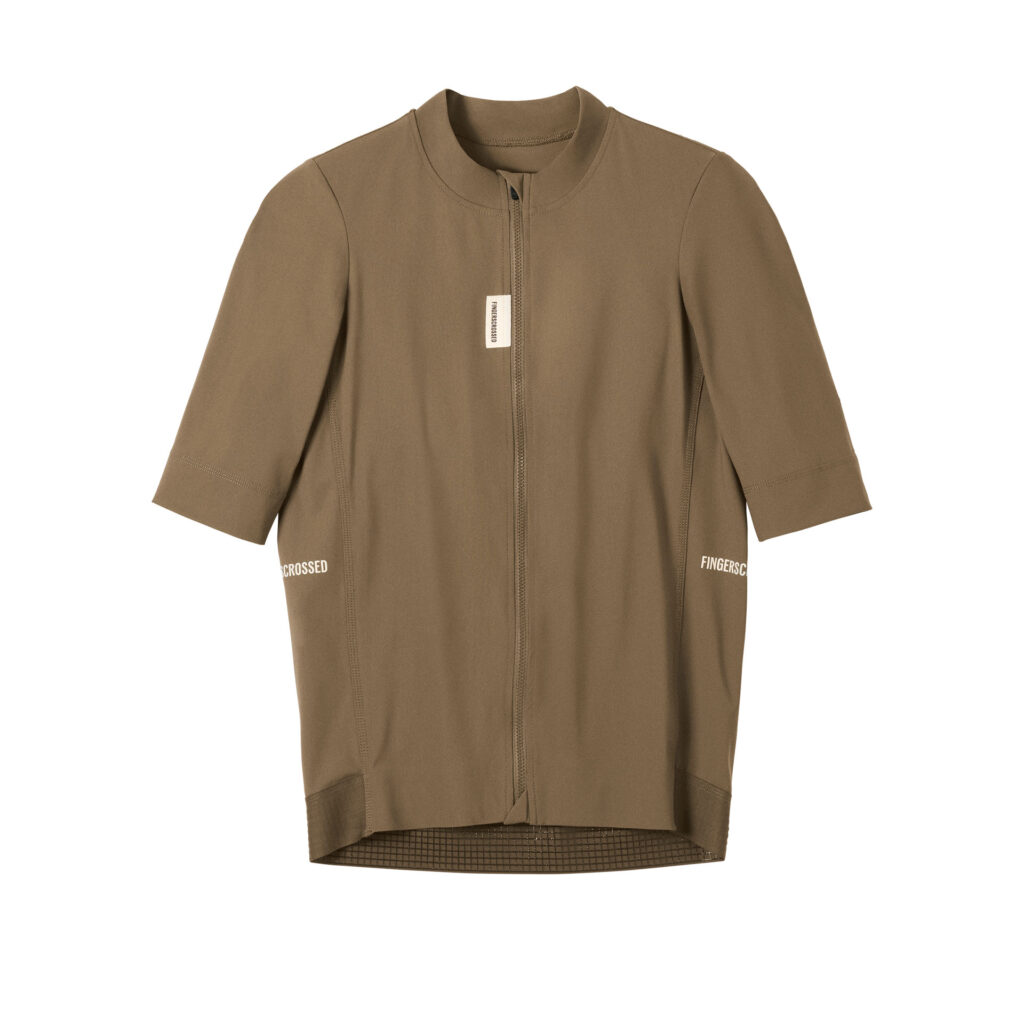 Fingerscrossed Road Jersey Men Kurzarm Fahrradtrikot Herren S walnut