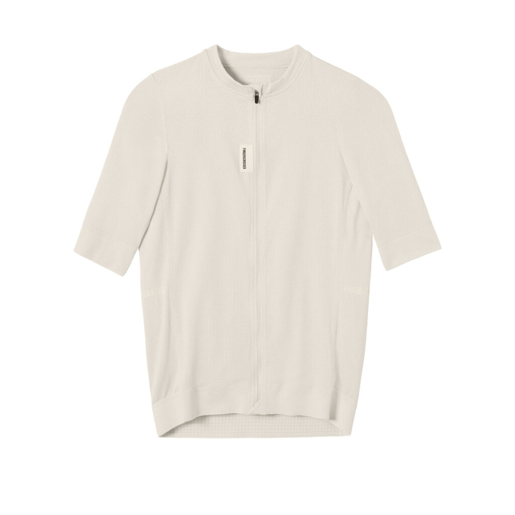 Fingerscrossed Road Jersey Super Light Men Kurzarm Fahrradtrikot Herren S antique cream