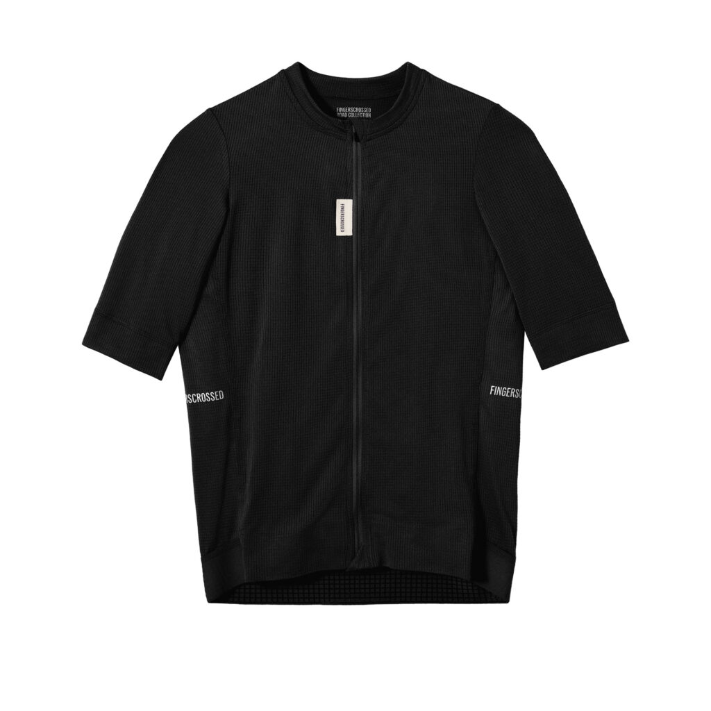 Fingerscrossed Road Jersey Super Light Women Kurzarm Fahrradtrikot Frauen M black