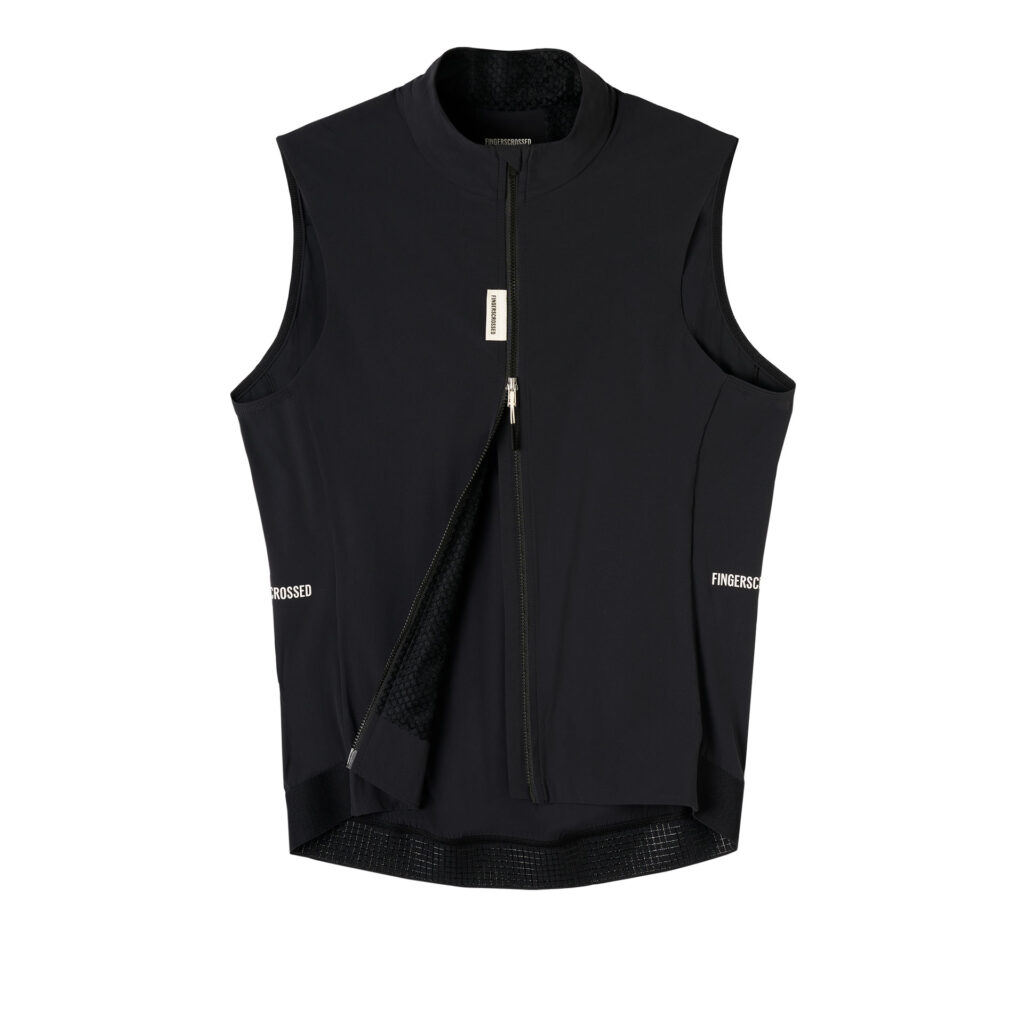 Fingerscrossed Road Wind Vest Insulated Men warme Windweste M black