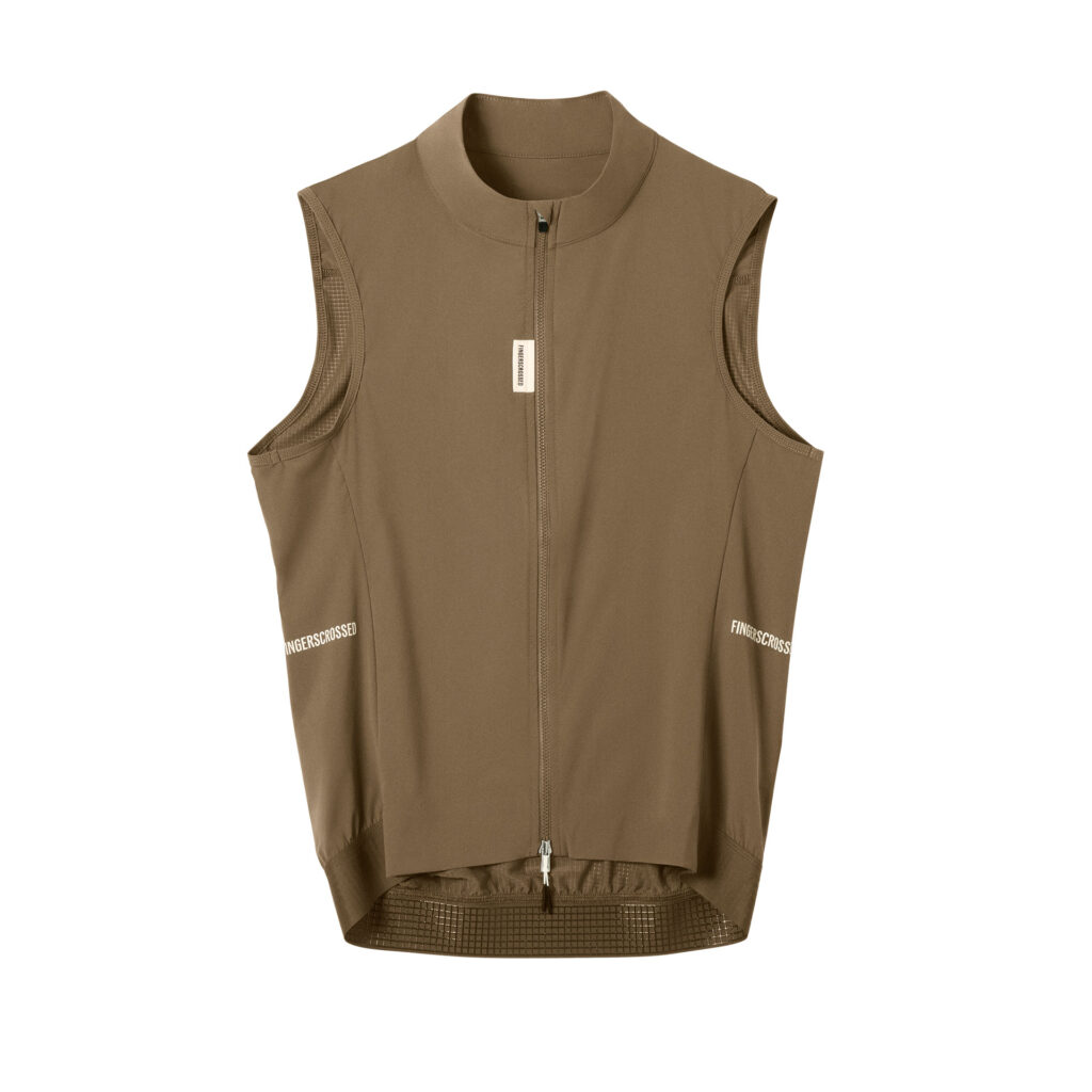 Fingerscrossed Road Wind Vest Men Fahrrad-Windweste Herren M walnut