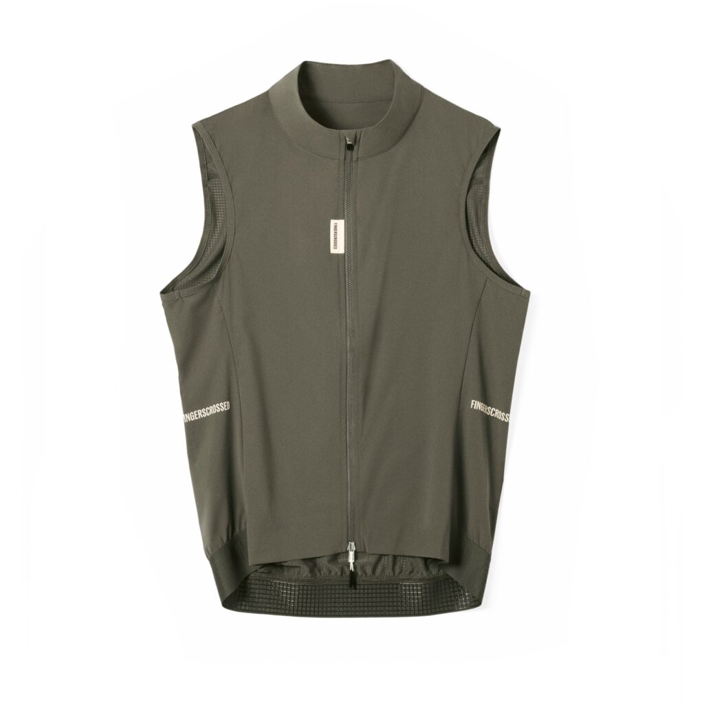 Fingerscrossed Road Wind Vest Women Fahrrad-Windweste Damen S olive