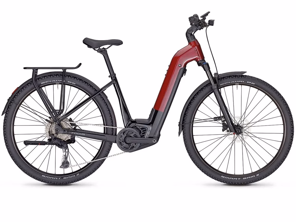 Focus Aventura² 6.8 Wave Trekking E-Bike (29" | 750Wh | mahagonyred glossy / magicblack glossy) Größe: 48 cm