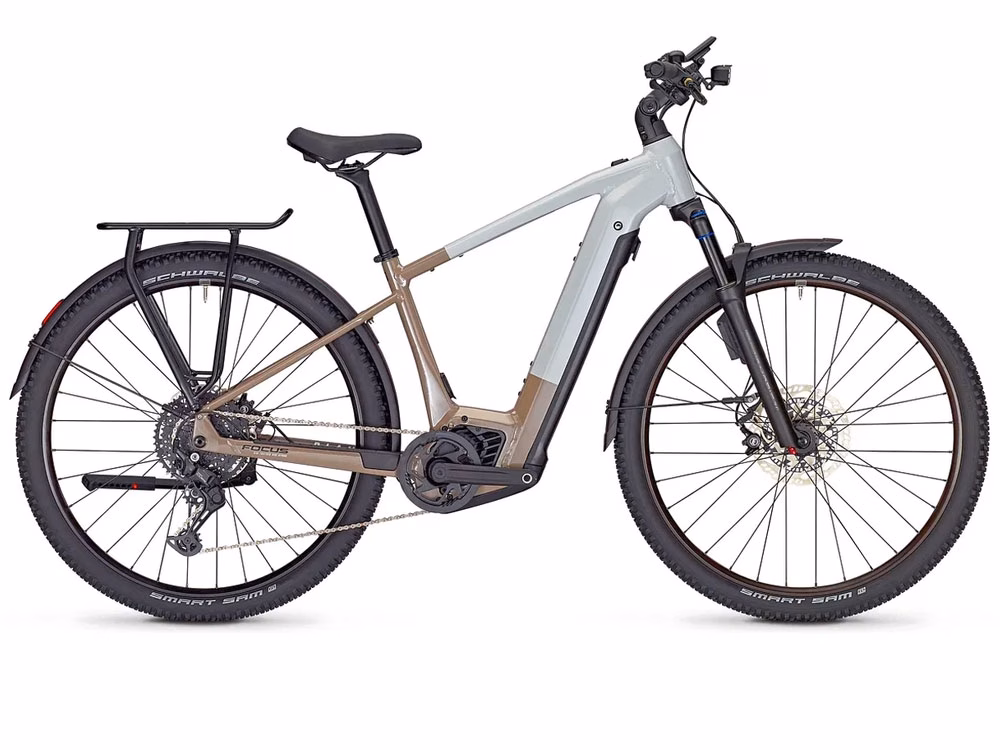 Focus Planet² 6.8 ABS High | City E-Bike | 29" | 625Wh Bosch CX | lightgrey glossy / moonstonegrey glossy Größe: 40 cm
