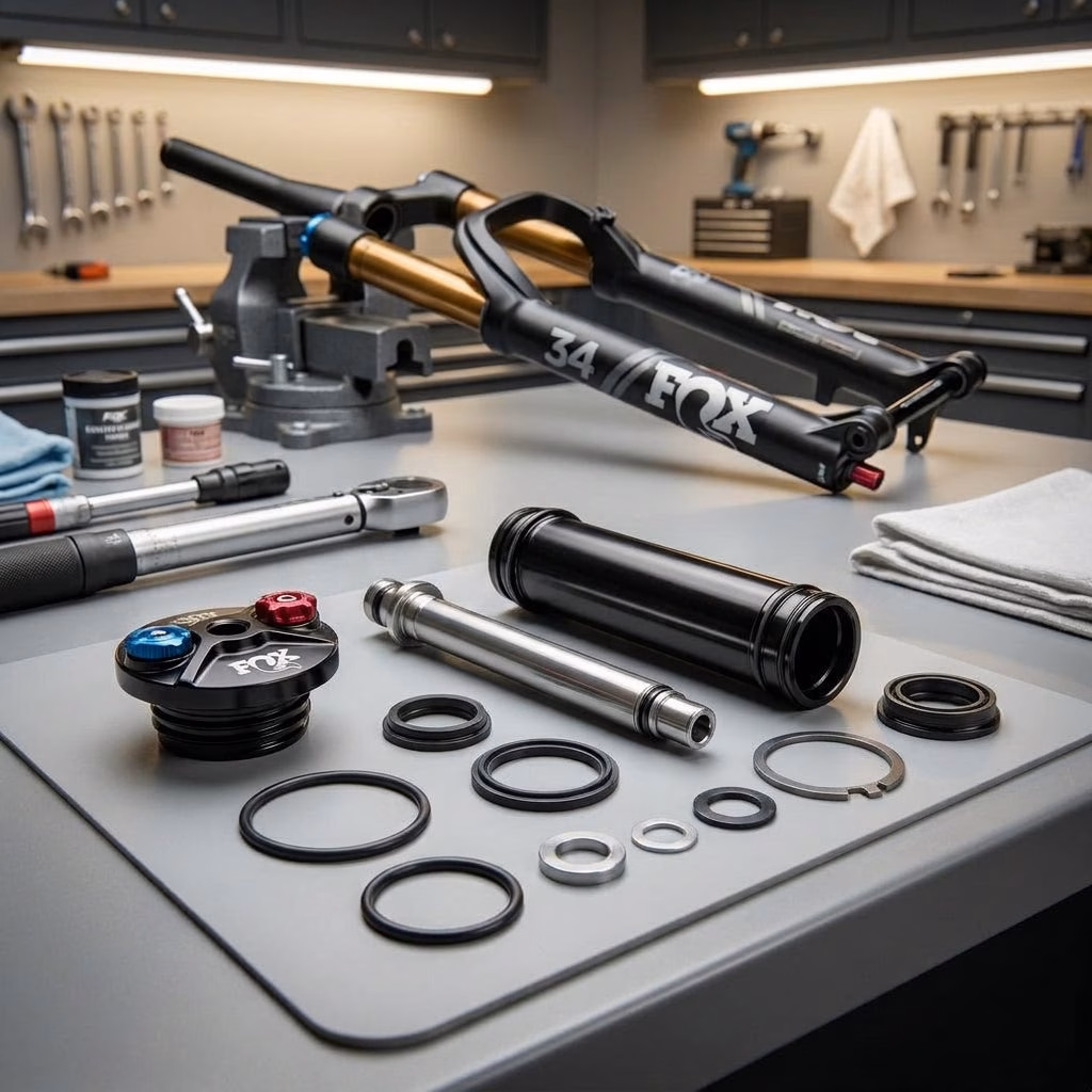 FOX Service Set 34 Grip X2 Topcap Assy - zuverlässige Wartung für deine Federgabel