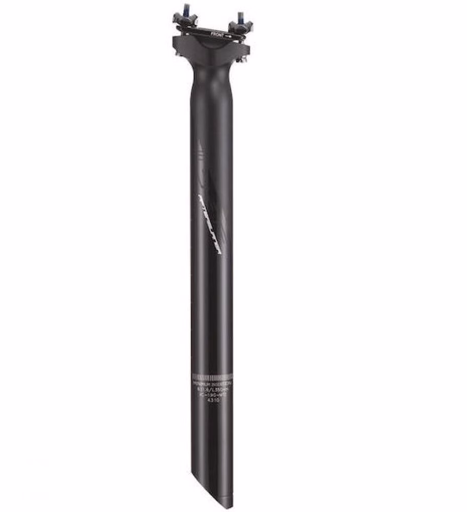 FSA Afterburner SB0 Sattelstütze Ø 27,2 x 400 mm Schwarz - 3D-geschmiedetes Aluminium