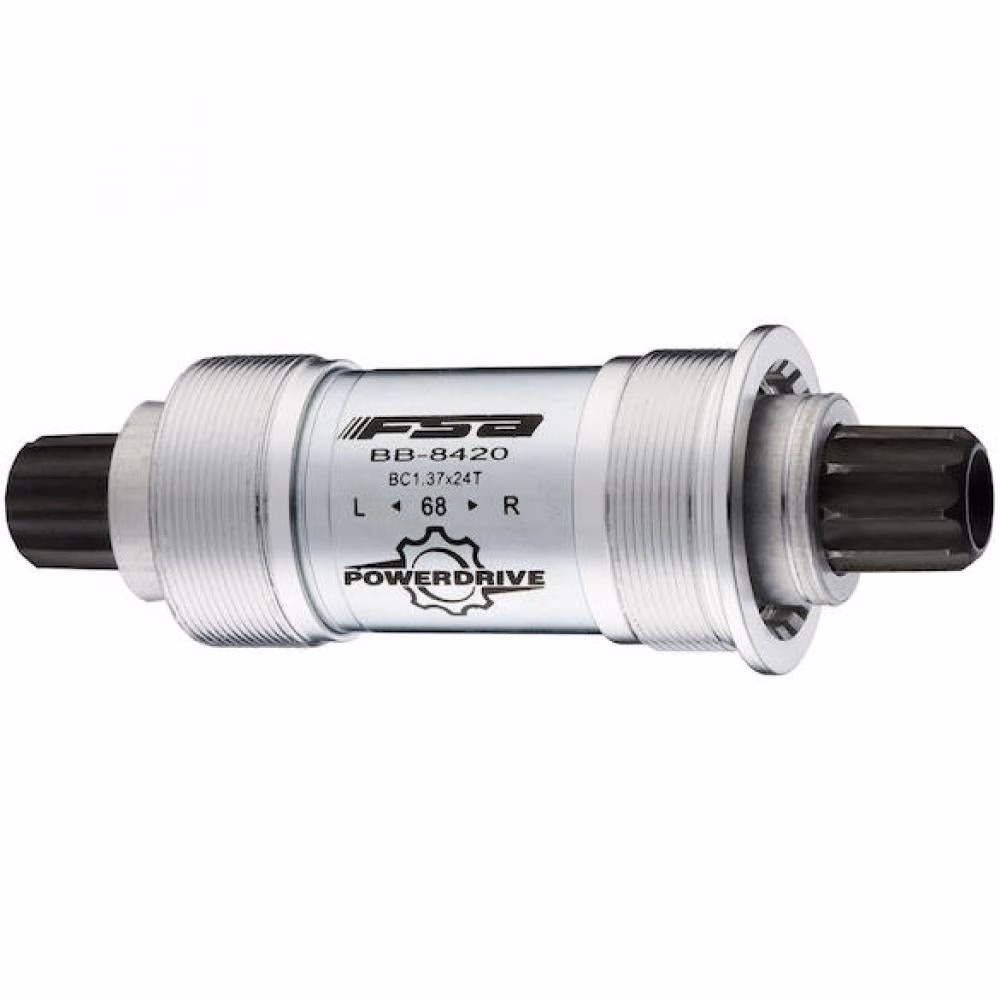 FSA Innenlager BSA73 auf Powerdrive 113 mm Silber - steifes Tretlager mit hoher Laufruhe
