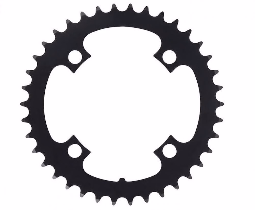 FSA Kettenblatt E-Bike 4-Arm 104 mm x 40 T Schwarz - Megatooth-Technologie für Bosch & Yamaha