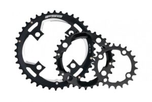 FSA Kettenblatt MTB D-10 64 mm x 24 Zähne 4-Arm Schwarz - kompatibel mit Shimano & SRAM