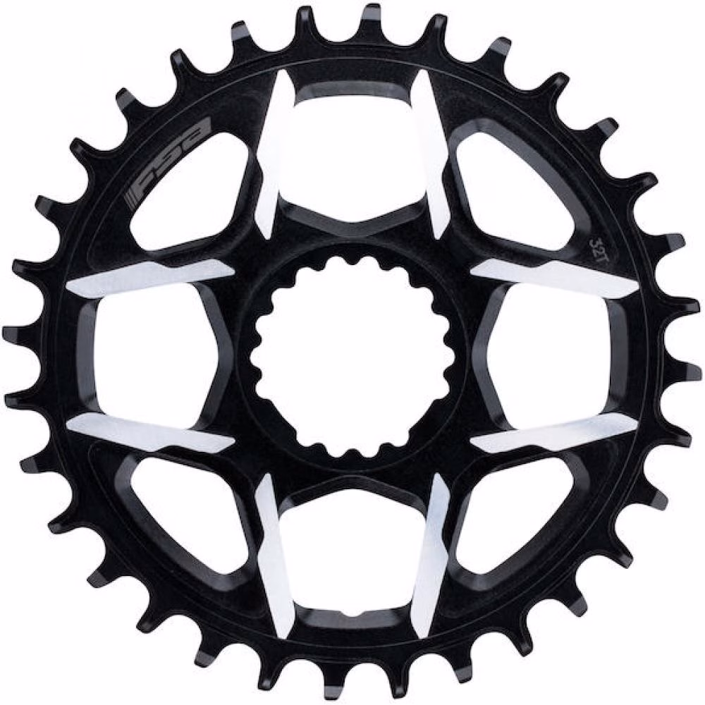 FSA Kettenblatt MTB K-Force Megatooth 30T Schwarz - CNC-gefräst, optimaler Kettenhalt