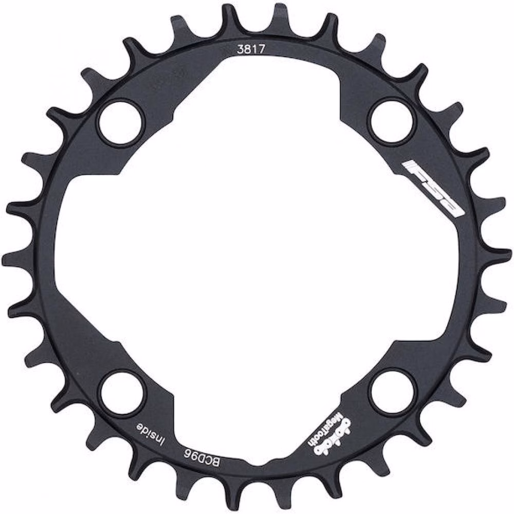 FSA Kettenblatt MTB Powerbox 96 mm x 36 T Schwarz - Megatooth Design WA697