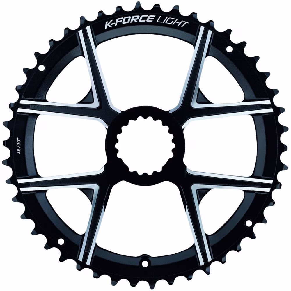FSA Kettenblatt Road K-Force Light Modular 46 T Schwarz - leichtes Direct-Mount-Upgrade