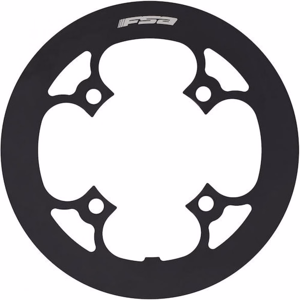 FSA Kettenschutz E-Bike Aluminium für Bosch Gen4 44-46 T Schwarz - zuverlässiger Antriebsschutz