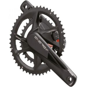 FSA Kurbelgarnitur Energy Modular BB386Evo 2x 172,5 mm Schwarz - vielseitige Performance für Straße & Gravel