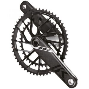 FSA Kurbelgarnitur K-Force Team Edition Modular 175 mm Schwarz - leichte Carbon-Highend-Kurbel