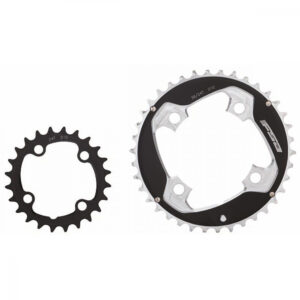 FSA MTB Kettenblatt SL-K/Afterburner 96 mm x 38 Zähne Schwarz - 4-Arm ABS