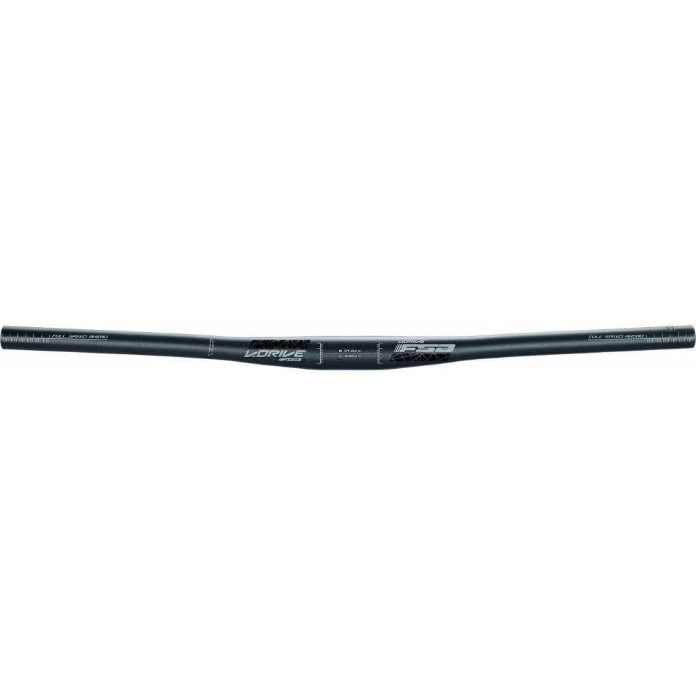 FSA V-Drive Flat Lenker 31,8 x 740 mm Schwarz - Leichter Aluminium-Flatbar