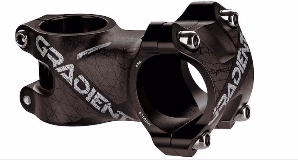 FSA Vorbau Gradient +6° 31,8 x 60 mm Schwarz - AL2014 Aluminium Mountainbike-Vorbau