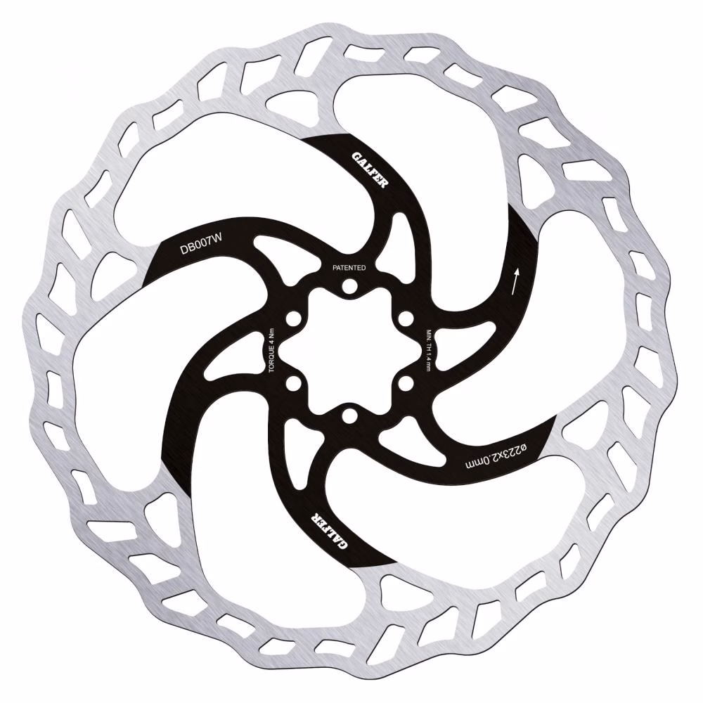 Galfer Wave Bremsscheibe Ø 223 mm 6-Loch - E-Bike & Enduro MTB Fixed Disc