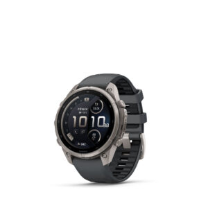 Garmin Fenix® 9 Pro inReach®, 47mm Silikon-Armband Multisport-Smartwatch mit AMOLED Touchdisplay und Titan-Gehäuse ⌀ 47 mm Gehäuse titan - graphit/schwarz