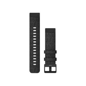 Garmin Quickfit®-Armband, Nylon, 20mm Wechselarmband 20mm schwarz meliert