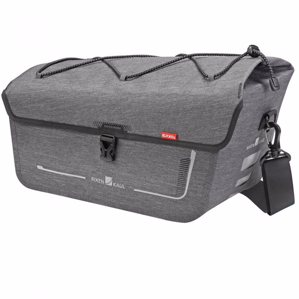 Gepäckträgertasche KLICKfix Rackp. Sport Waterproof, grau 20x41x25,12ltr Uniklip2