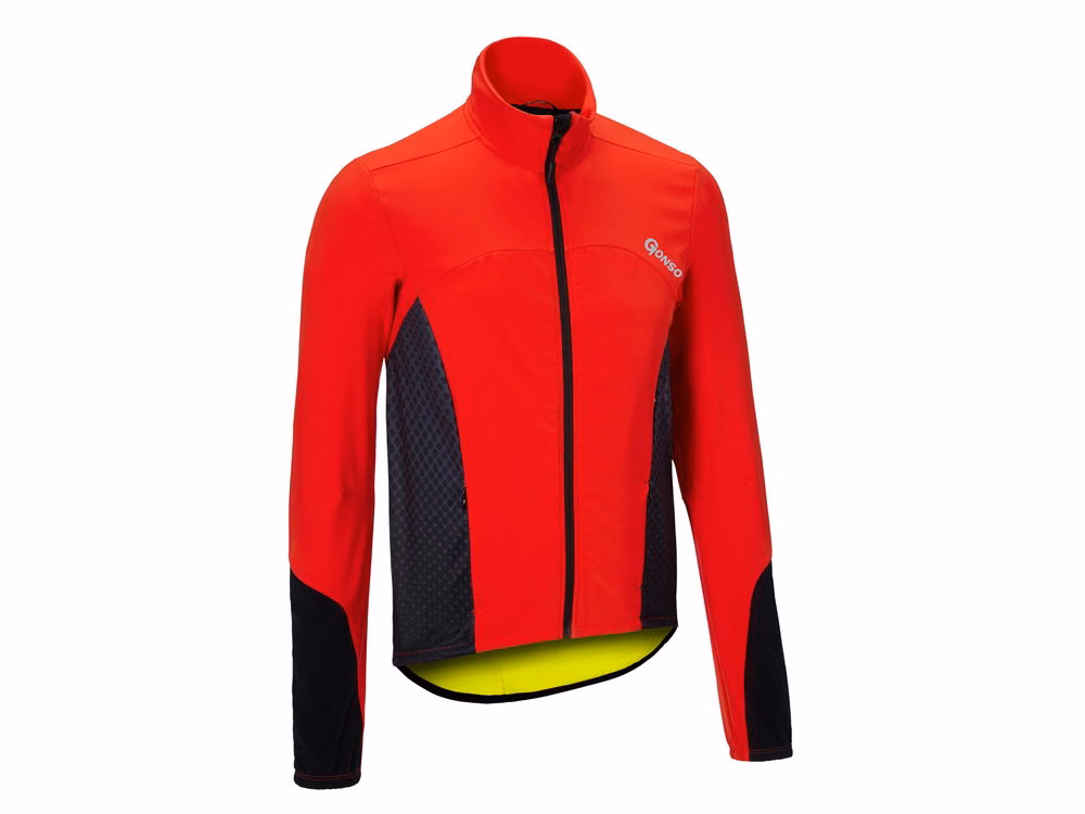 Gonso Bromont Softshell Radjacke Herren (feuerrot) Größe:S
