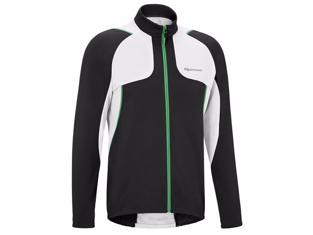 Gonso Dom Radjacke Herren (schwarz / weiß) Größe:S
