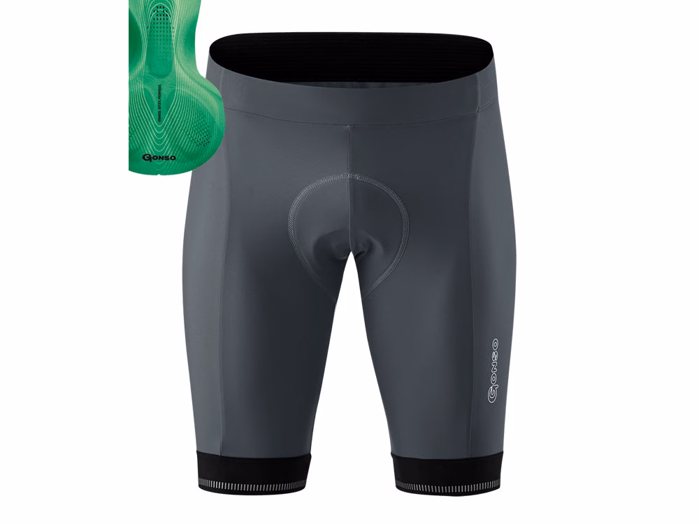 Gonso Sitivo M kurze Fahrradhose (sargasso / grünes Sitzpolster) Größe:XXL