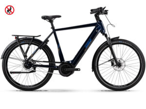 Green’s Bromley R750 High | Trekking E-Bike | 27,5" | 750Wh Bosch | Rücktritt | blue black Größe: 53 cm