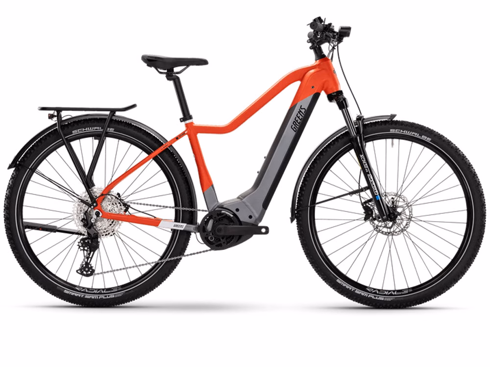 Green’s Corwen F750N High | Trekking E-Bike | 29" | 750Wh Bosch CX | signal red matt Größe: 46 cm