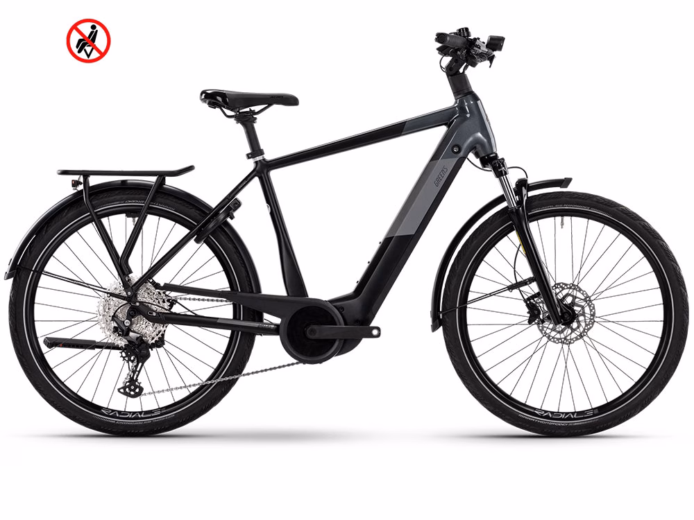 Green’s Dorset F750N High | Trekking E-Bike | 27,5" | 750Wh Bosch CX | anthracite Größe: 49 cm