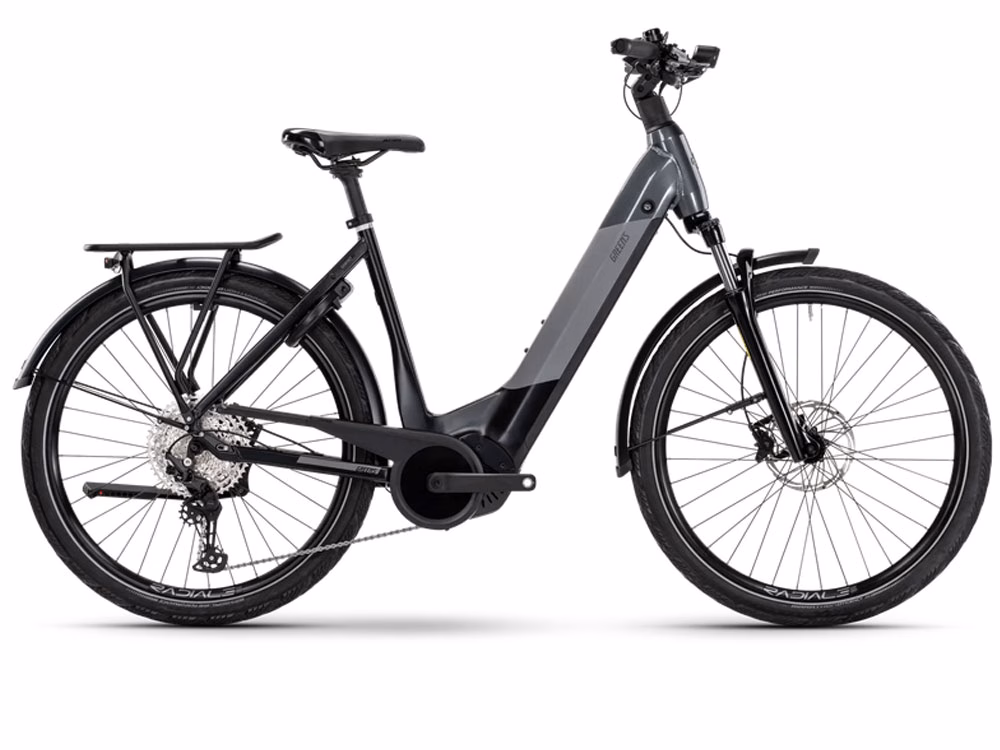 Green’s Dorset F750N Low | Trekking E-Bike | 27,5" | 750Wh Bosch CX | anthracite Größe: 53 cm