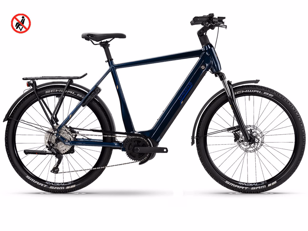 Green’s Richmond F625 High | Trekking E-Bike | 27,5" | 625Wh Bosch | dark blue Größe: 49 cm