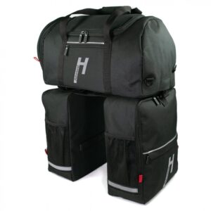 Haberland Komplett-Set 2-tlg. Transporter XXL schwarz - extra viel Stauraum für Touren