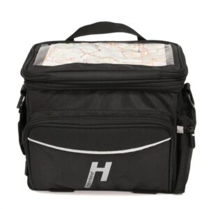 Haberland Lenkertasche 10l Max Plus schwarz - geräumige Lenkertasche mit KLICKfix