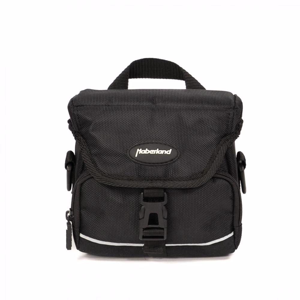 Haberland Lenkertasche 2l Mini schwarz - kompakte Lenkertasche mit KLICKfix für E-Bikes