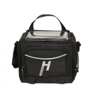 Haberland Lenkertasche 6l Bottle schwarz - praktische E-Bike-Lenkerlösung mit KLICKfix