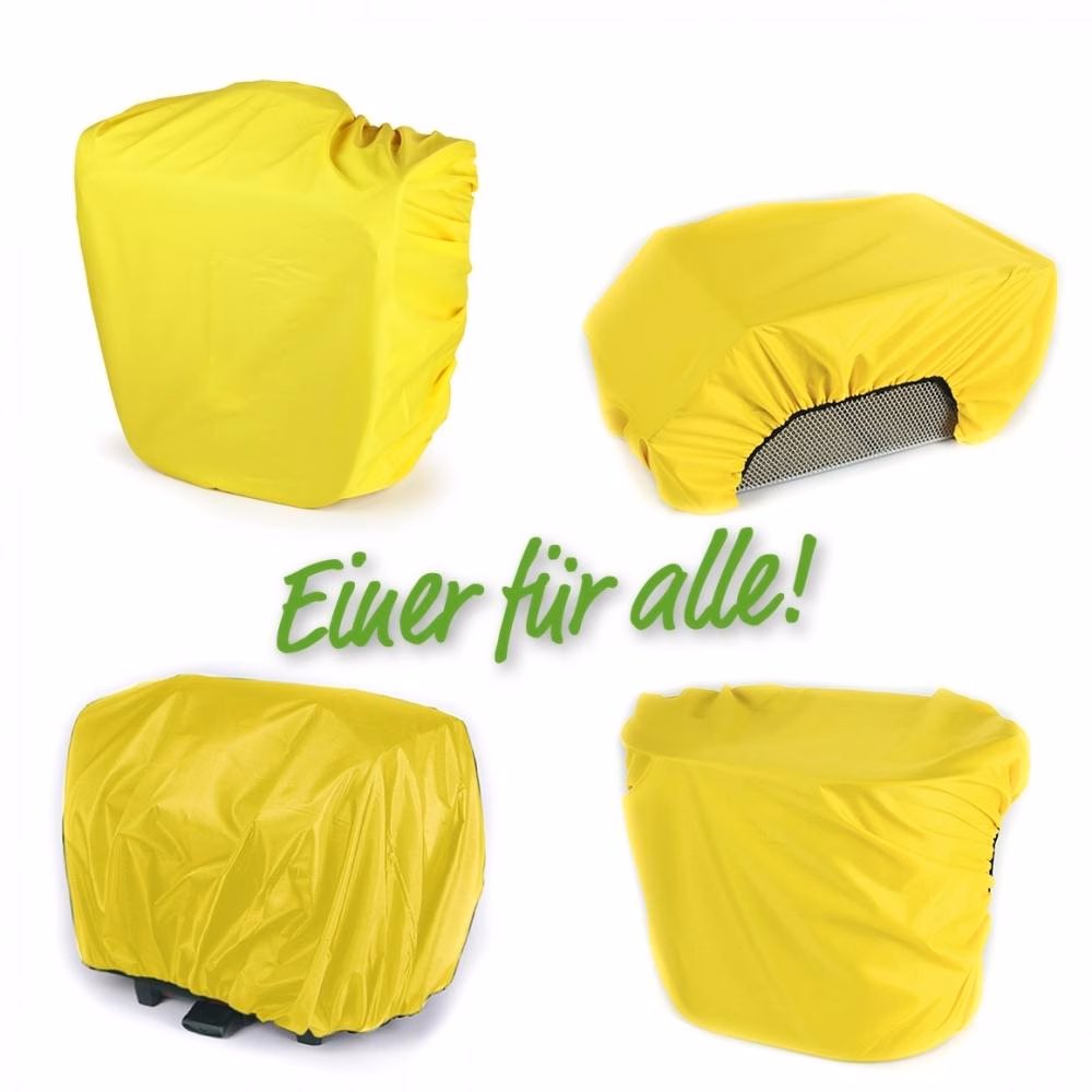 Haberland Regenschutzhaube universal für Körbe und Taschen gelb