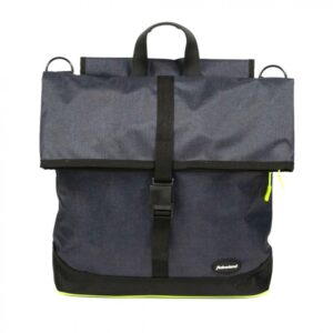 Haberland Shoppertasche eMotion - anthrazit/grün - praktische Fahrrad-Shopper-Tasche