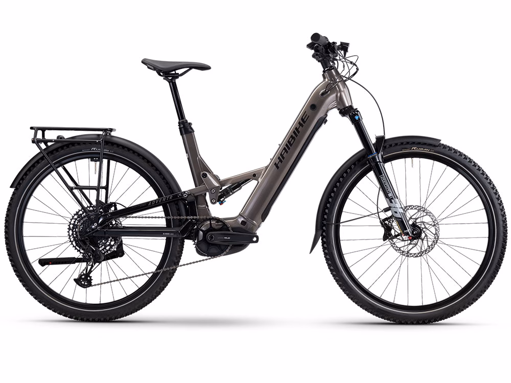 Haibike Adventr 10 Low | Trekking E-Bike | 27,5" | 800Wh Bosch CX | sand / schwarz Größe: 49 cm