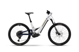 Haibike AllTrail 8 Low | E-MTB Fully | 27.5" | 800Wh Bosch CX | white / blue / gold Größe: 45 cm