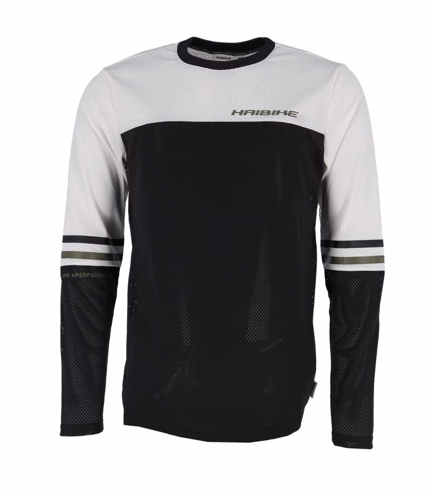 Haibike Hochries Freeride Langarmshirt - XXL, schwarz/multi