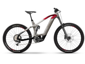 Haibike Hybe 9 | E-MTB Fully | 29/27,5" | 750Wh Bosch CX | grau / rot Größe: 41 cm