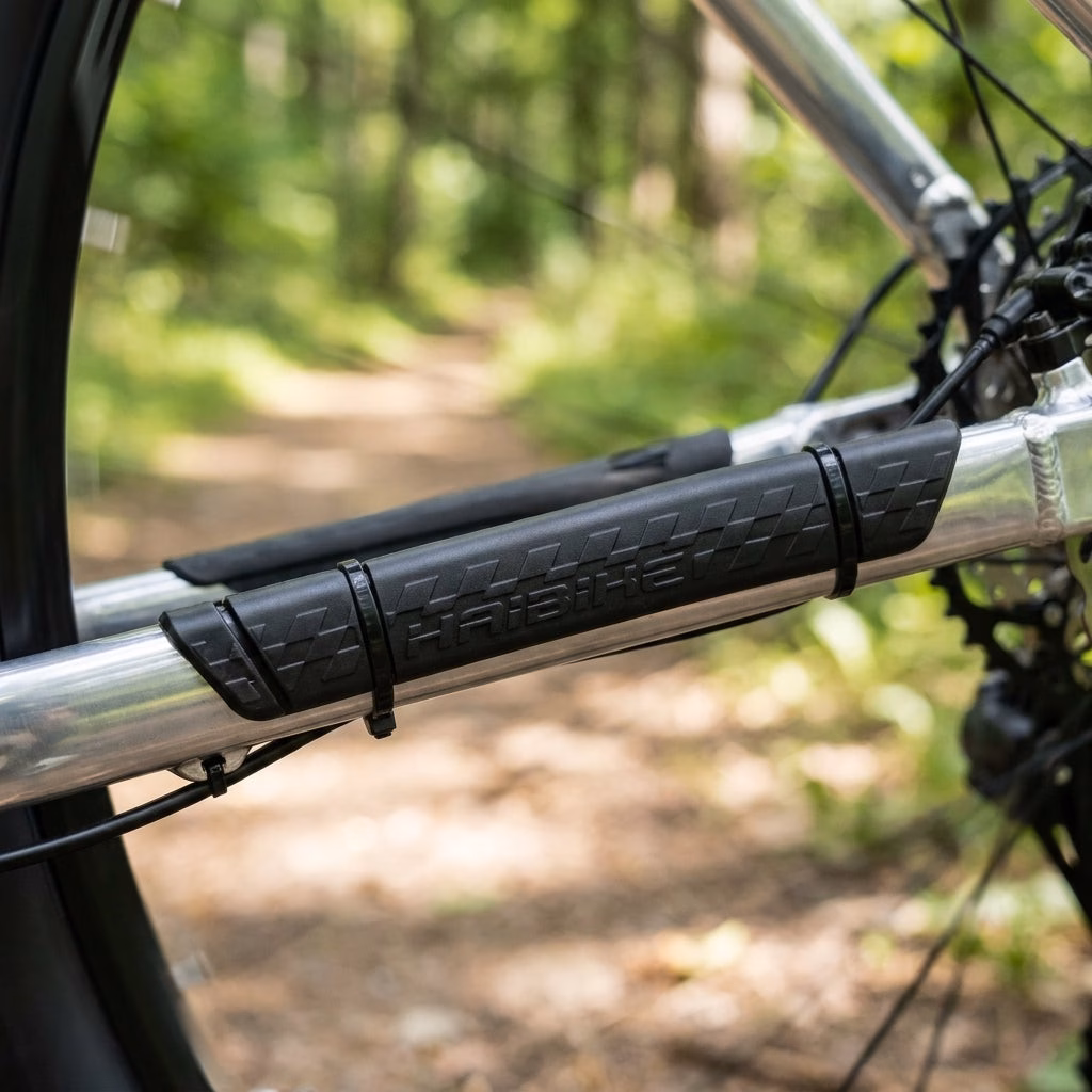 HAIBIKE Kettenstrebenschutz Alu-Hardtail Gummi 2018 plus 2 Kabelbinder