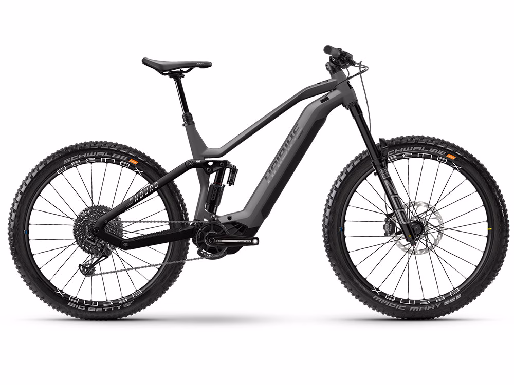 Haibike Nduro 8 FreeRide | E-MTB Fully | 29/27,5" | 720Wh Yamaha PW-X3 | titan / schwarz / chrome Größe: 44 cm