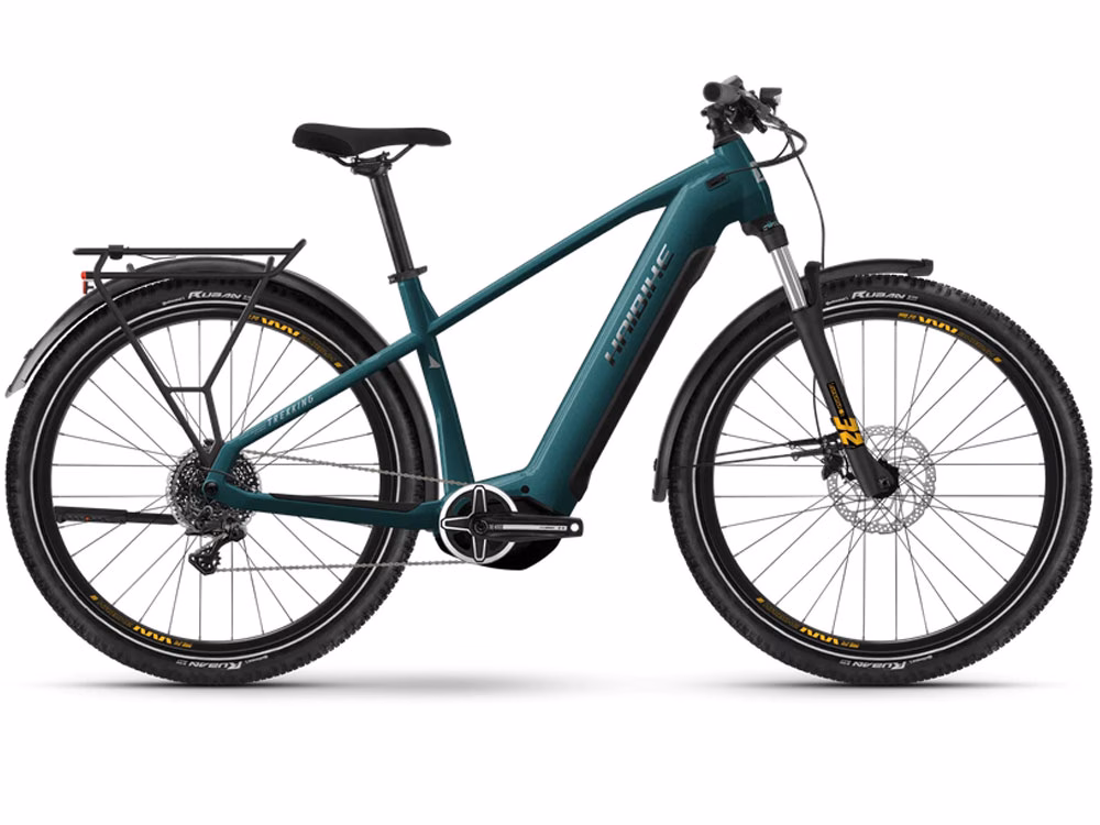 Haibike Trekking 4 High Trekking E-Bike (27,5" | 720Wh | ocean / schwarz / chrom) Größe: 45 cm